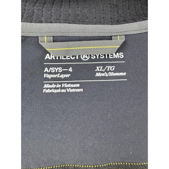 Artilect VaporLayer Jacket Mens XL Yellow Black M-Intersect Doubleweave Hooded - Picture 11 of 16